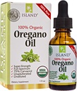 Oregano Oil Organic Liquid Drops - 100% čisté a neředěné - USDA- Certified Organic (1 oz) 75% Carvacol - pěstované ve Španělsku - Imunitní Supplement s olejem Oregano.