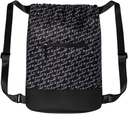 Flex Cinch Drawstring Gym Bag pro ženy s grafickými vzory 124; Durable Lightensive Gym Cinch Bags 124; Great for Gym Bag, Traveling, and Overnights 124; Black / White - Be Yourself