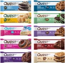 Nutriční proteinové tyčinky, tříděné 10 Flavor Variety Pack - Vysoký protein, Nízký karb, Lepek zdarma, Keto Friendly - 2.12 Oz Bary - 12 Počet
