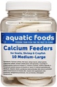 Aquatic Foods Inc. Calcium Feeder Medium-Large Shells. Extra Husté uličky pro krevety, hlemýždi, kraby, raky, poustevníky a všechny tropické ryby... 10 hrabě jar
