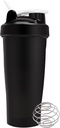 Protein Shaker Lahvička pro Gym - Předcvičení Protein Drink Shaker Cup 20 Fl oz, Myčka nádobí Safe, BPA & Phalát zdarma Shaker Lahvička Blender, Gym Shaker pro protein Shake - černá nebo bílá (Náhodné barvy)