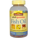 Nature Made Fish Oil Gummies, 150 Softgels Value Size, s Heart- Zdravé Omega 3s 57 mg, v Delicious Strawberry, Lemon, & Orange