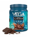 Vega Organic All- in- One Vegan Protein Powder, Chocolate - Superfood Ingredients, Vitamíny pro podporu imunity, Keto Friendly, Pea Protein pro ženy a muže, 13.2 oz (Balení květen Vary)