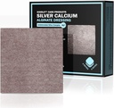 EveryLIT AG Silver Calcium Alginate Wound Dressing 124; Absorbent Non- Stick Sterilní Dressing Pad 124; Gentle Hemostatic Gauze with Natural Gelling Fiber for Wound Care (4 "x 4"; Pack of 10)