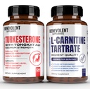 Turkesteron 8,000mg [Nejvyšší čistota] + Premium L- Carnitin Tartate dodatek - Vysoká absorpční dodatek s Tongkat Ali - Zvýšení Stamina, Lean růst svalů, podpora metabolismu a přírodní Ener