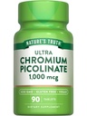 Nature 's Truth Ultra Chromium Picolinate 1000mcg IR 124; 90 Tablet IR 124; Vegan, Non-GMO & gluten Free Supplement