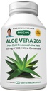 ANDREW LESSMAN Aloe Vera 200- 30 Kapsle - Poskytuje 200: 1 Ultra- Koncentrát Aloe Vera, Soothing podpora pro žaludeční a trávicí systém, žádné přísady, malé snadno polykací kapsle