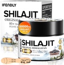 Shilajit Resin, Shilajit pro muže a ženy, Shilajit Organic - 600mg Potency Gold Grade, s 85 + stopové minerály, Fulvic & Humic Acid, pro Staminu, imunitu a sílu, 83 Služeb (50g)