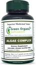 Řasy, Fucoidan, Blue Green Řasy, Kelp, Bladderwrack, Chlorella, Spirulina, Irish Moss, Dulse, 90 VCaps, High Absorbable, Non- GMO, gluten- Free (Single)