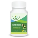 Vlasové řasy Kožní hřebíky Dodatek k podpoře plné vlasy vyzařování pleti Vylepšení a silné nehty GMP Certifikováno s Biotin Collagen Niacin zink vitamin C & D3 60 Kapsle O 'Lana Essential