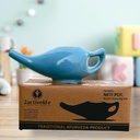 Jóga Neti hrnec pro Sinus & Congestion Čištění 124; Mikrovlnná trouba a myčka nádobí Friendly Durable 124; Leak Proof Durable Keramic Neti Pot Durable 124; Nasal Wash Ruční Udržitelné Keramické - Blue