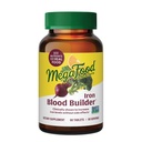 MegaFood Blood Builder Iron Supplement for Women & Men - Zvýšení hladiny železa bez vedlejších účinků - Boj proti únavě - s vitamínem B12, kyselina listová a vitamín C pro absorpci - Vegan - Neochucené - 30 Počet (balení po 1)
