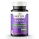 Lugol 's jód Tablets 6.25mg - Precise- Dávka štítné žlázy a energie - No Harsh Liquid, Stable Draslík Iodide Supplement - 90 Ct, Non- GMO, No Preservative