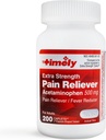 TIME- CAP Labs, INC. Časově Acetaminofen 500 MG Tablety 200 Počet - Extra Strength Pain Relief - Menstruační křeče, Reducer horečky, Menší bolest artritidy