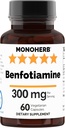Benfotiamin 300 mg - 60 Veg Kapsle