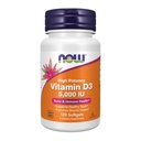 Nyní Potraviny doplňky, Vitamin D-3 5000 IU, Vysoká účinnost, Strukturální podpora *, 120 Softgels