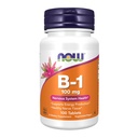 Nyní Potraviny Doplňky, Vitamin B-1 100 mg, Výroba energie *, Nervový systém Zdraví *, 100 Tablety