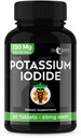 Iodid draselný Prášky Tablety - 1- Pack 130mg Podání Celkem 60 Tablet - Dr Emys Draslík Iodide Tablety