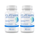 L-methylfolát dodatek (1mg) - Profesionální síla s optimalizovaným bioaktivním methylfolátem - 5 MTHF - Non- GMO, gluten zdarma, Soy Free, GMP - 180 Vegetariánské neochucené kapsle