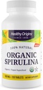 Zdravý původ Organic Spirulina 500 Mg (Organic Certified, Kosher Certified, Natural, Non-GMO, Gluten Free, Vegan Superfood), 720 Tablety