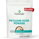 Psylium Husk Powder Neochucený - Dědičná vláknina dodatek pro Bowel Regularity & Gut zdraví - Non- GMO, gluten- Free, Vegan, Keto Friendly - 32oz