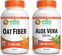 Botanická volba - Oat & Aloe Vera: Dietní Vláknina a dietní doplněk zdraví Bundle