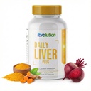 Denní Játra Plus Játra 124; 60 Kapsle Očištění jater Detox & Support Dodatek s Mléko Thistle, Pampeliška, Kurkuma, Artyčok pro zlepšení zdraví a opravy jater - Ideální pro každodenní použití