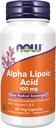 Nyní Potraviny doplňky, alfa kyselina lipoová 100 mg s vitaminy C & E, zdarma Radikální Scavenger *, 60 Veg Kapsle