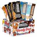 Anabar Protein Bar, Smaller Pack, Protein-Balené Candy Bar, Nejlepší Ochutnávací Protein Bar na světě, No Cukr Alcohols, High Protein, Amazonly Delicious, 20 Grams of Protein (6 Bary, Původní Variety)