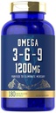Carlyle Omega 3 6 9 Supplementary 124; 1,200mg Omega 124; 180 Softgel Kapsle 124; Triple Omega Complex Omega 124; Fish, Flaxseed & Borage Oils with EPA & DHA Omega 124; Non- GMO & Gluten zdarma