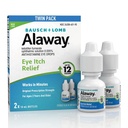 Alaway Antihistaminové oční kapky pro Itchy Eyes, Fast- acting, Až 12- hodinová oční Itch Relief, Klinicky testované prescription- Strength Formule, 0.34 Fl Oz (Pack of 2)