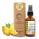 Organic Raw Bromelain Mist- Liquid Ananasu Extract - Enhanced Potency 500mg, for Kids & Dospělí - for Digestive Health, Enflamating Response, and Healing - Non- GMO - 60ml 120 Day Supply