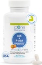 Core Med Science Liposomal ALC & R-ALA Doplněk Kapsle - Acetyl- L- Carnitin (900mg) & R- Alpha Lipoic Acid (75mg) - Promotes Energy & Focus - Podporuje mentální funkce a paměťové kódování (90 Počet)