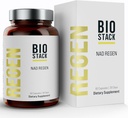 BIOSTACK NAD Regen - Advanced NAD + Doplněk k NAD3, Yüth Spermidin, Resveratrol, Niacinamid CLAS124; NMNH Alternative CLAS124; Anti Aging, Longevity & Cellular Health, Vitamin B3 Complex (180 Kapsle)