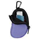 Novotvary Asthma Inhaler Holder, Ochranné přenosné Travel Handy Holster, Lehké nosiče pouzdro s karabinovým klipem a Mesh Pocket uvnitř, Inhaler není součástí balení (pouze případ) (Violet)