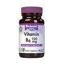 BlueBonnet Nutrition Vitamin B 6 100 mg Energy Vitamíny pro ženy a muže - Nervový systém Imunitní a srdeční podpora Supplement - Non- GMO, Vegan, Gluten- Free - 60 Zeleninové kapsle