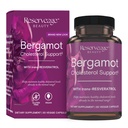 Reserved Beauty Bergamot Cholesterol Support with Resveratrol - Antioxidant Supplementary & Heart Health - Vegan & Non- GMO - 30 Kapsle (30 Služeb)