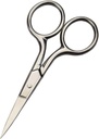 Profesionální grooming nůžky pro osobní péči obličeje Odstranění vlasů a Ušní nos Oční obočí Trimming nerezové oceli Fine Straight Tip nůžky muži