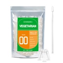 wananfu Velikost 00 Prázdné kapsle Vegetariánské (1000 Počet) Bundle s Micro Lab Spoon, Čiré vyplnitelné Veggie Pill Kapsle 00 pro výrobu vlastní doplňky