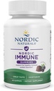 Nordic Naturals Imunní gumy, Elderberry, 40 Imunní podpůrné gumy, Žvýkací vitaminy pro denní imunitní podporu, Non- GMO, Vegetariánské, 20 Služeb