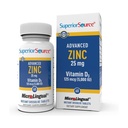Superior Source Advanced Zinek 25 mg - Obsahuje vitamín D3 5 000 IU - Prémiový doplněk imunitní podpory pro muže a ženy - Non- GMO & Gluten- Free - 60 mikrolingválních dispergovatelných tablet