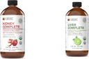Kompletní přírodní produkty Ledviny Kompletní (8oz) & Játra Kompletní (8oz) Bundle
