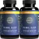 Primal Harvest 2 Pack, Primal Sleep, 120 Kapsle s Valerian Root, L- Triptofan, GABA, Heřmánek a melatonin 3 mg