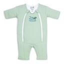 Magic Sleepsuit Baby Merlin 's Cotton Baby Swaddle Transition Product - Soft and Cozy Design, Double Zipper for Easy Diaper Changes, Promotes Safe Sleep, 3-6 Months - Sage Green - Large 18-21lbs