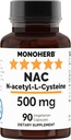 N- acetyl- L- cystein - NAC - 500 mg - 90 Veg Kapsle