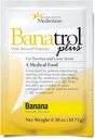 Banatrol Natural Anti- Diarrheail s Prebiotika, Relief pro IBS, Recurring Průjem, Klinicky podporované lékařské jídlo, Non- Constipating (Banana)
