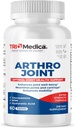 Arthro Joint Glucosamine MSM + Hyaluronic acid Tablet, podporuje zdravou společnou strukturu, funkci & komfort, non-GMO, gluten zdarma, Soy Free, 60 Počet (balení po 1)
