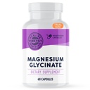 Viméria Magnesium Glycinát - Podpora stresu - Chelated to Act Tummy Upset * - Promotes Heart Health & Energy * - Kosher, Vegan gluten- Free - 60 Caps