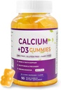 Vápník Magnesium Zinkový dodatek Gummie D3-90 Tablety per Lahvička (Vápník 500mg - Magnesium 200mg - Zinek 10mg - Plus Vitamin - per Serving of 2 Tablety) Vegan Berry Flavor