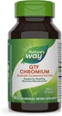Přírodní GTF chrom, faktor tolerance glukózy, podporuje zdravý metabolismus glukózy *, 200 mcg chrom na servírování, 100 Veganských kapslí (Balení květen Vary)